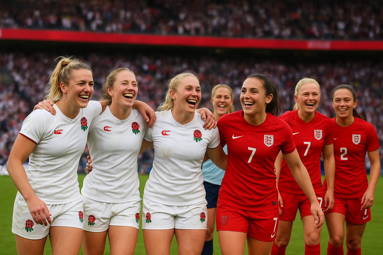 How England’s Red Roses drew inspiration from the Lionesses ahead of their home World Cup challenge